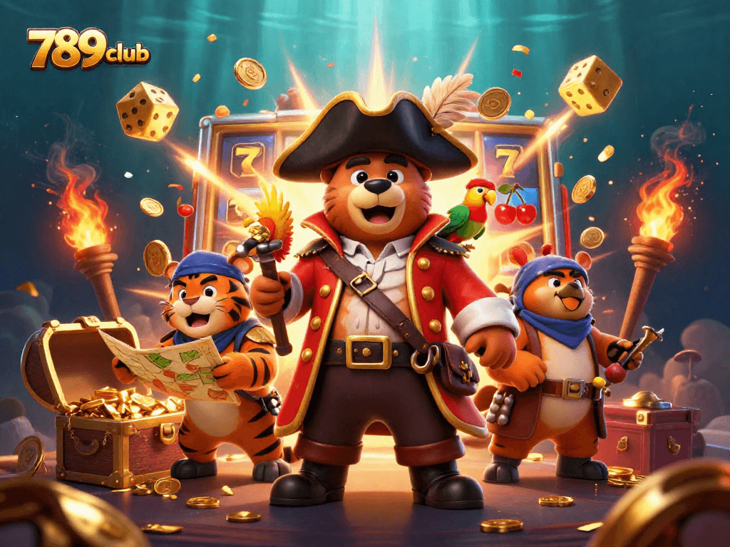 Play thrilling games at 789club with dynamic casino visuals and vibrant slot symbols.