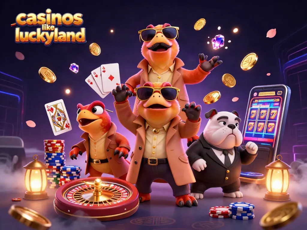 Play exciting games like casinos like luckyland with raptors in disguise and casino elements.