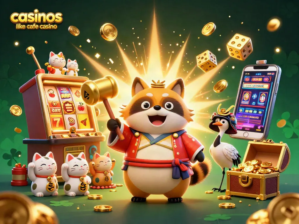 Spin the reels at casinos like cafe casino with vibrant characters and exciting game elements.