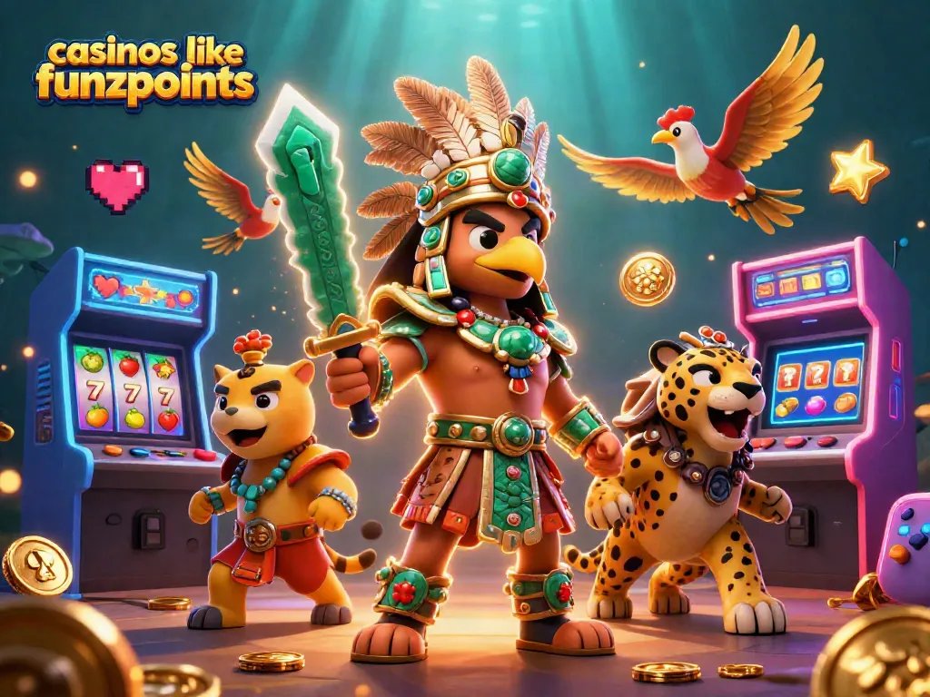Play your way through top casinos like Funzpoints with vibrant game elements and explosive wins.