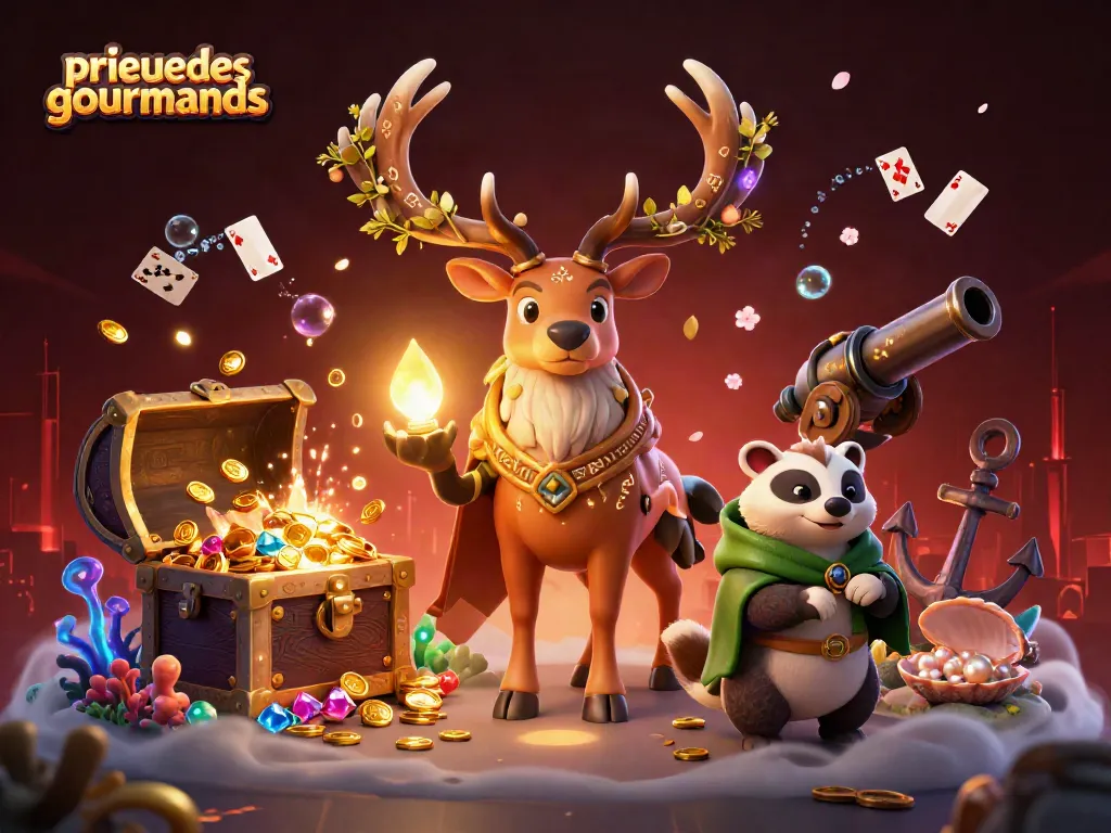Spin the reels with prieuredesgourmands as the druid stag guides you to treasure!