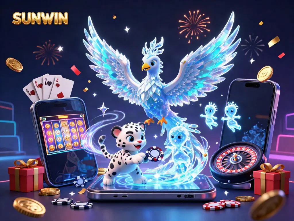 Join the excitement with SUNWIN and colorful slot games amidst a dynamic celebration!
