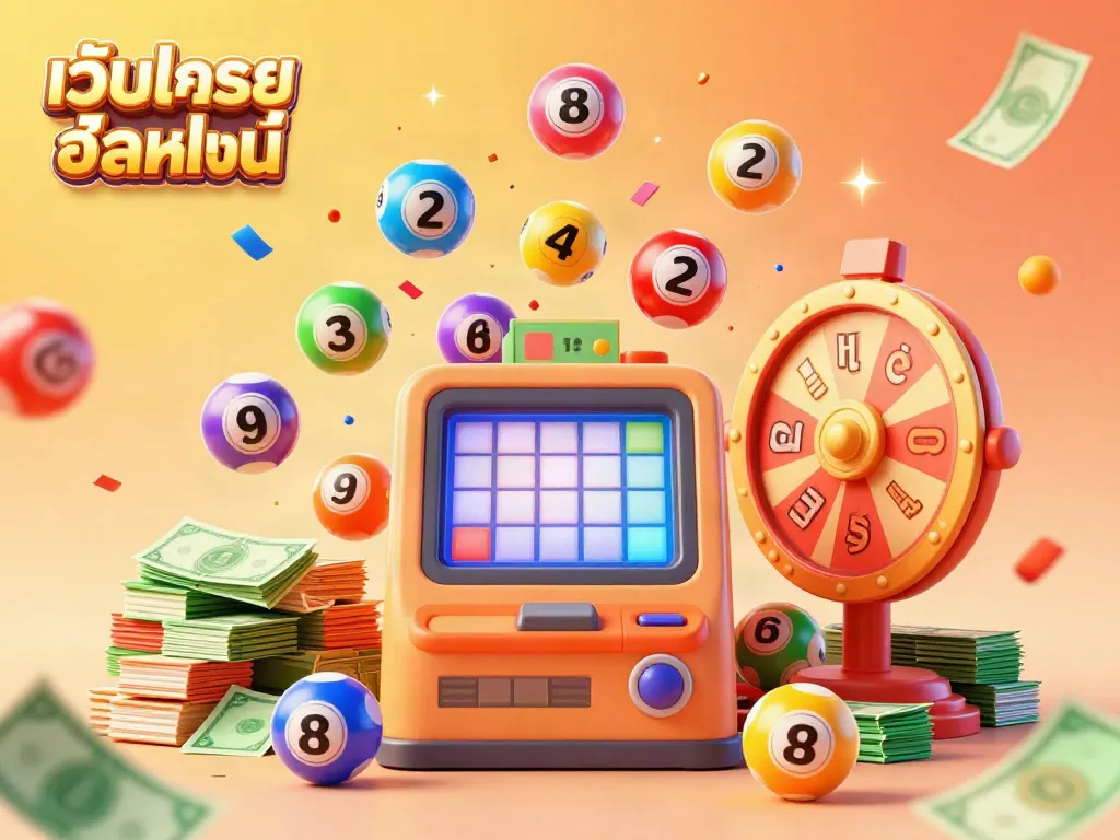 ซื้อลอตเตอรี่จากเว็บหวยออนไลน์ พร้อมหมายเลขลอตเตอรี่ที่แสดงผลอย่างชัดเจน